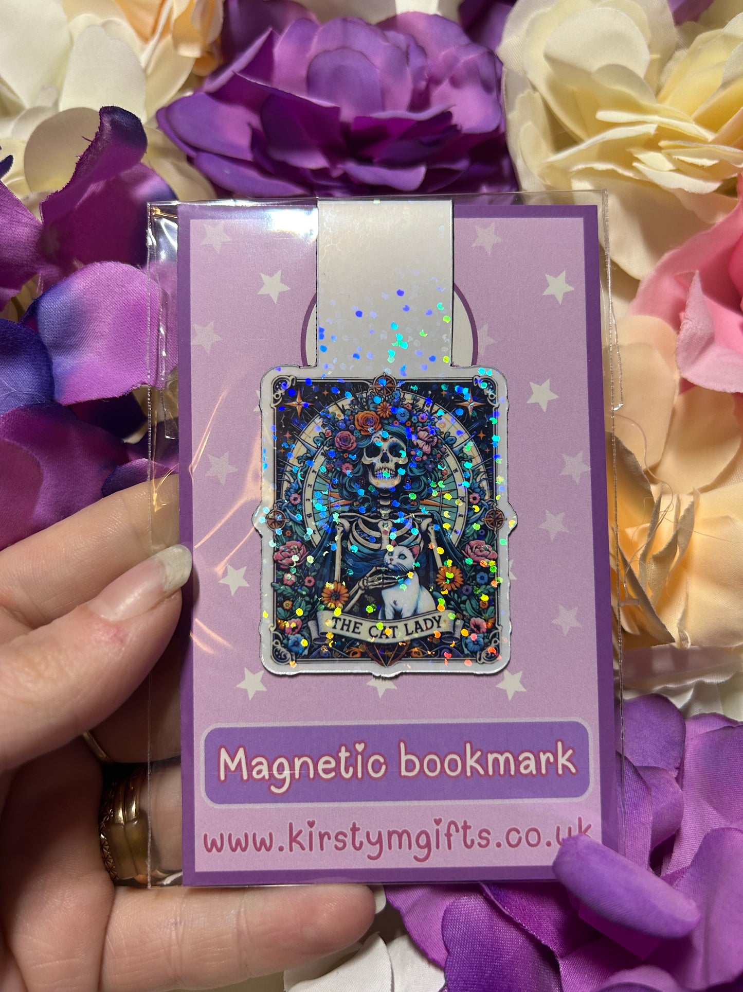 The cat lady tarot card Magnetic bookmark