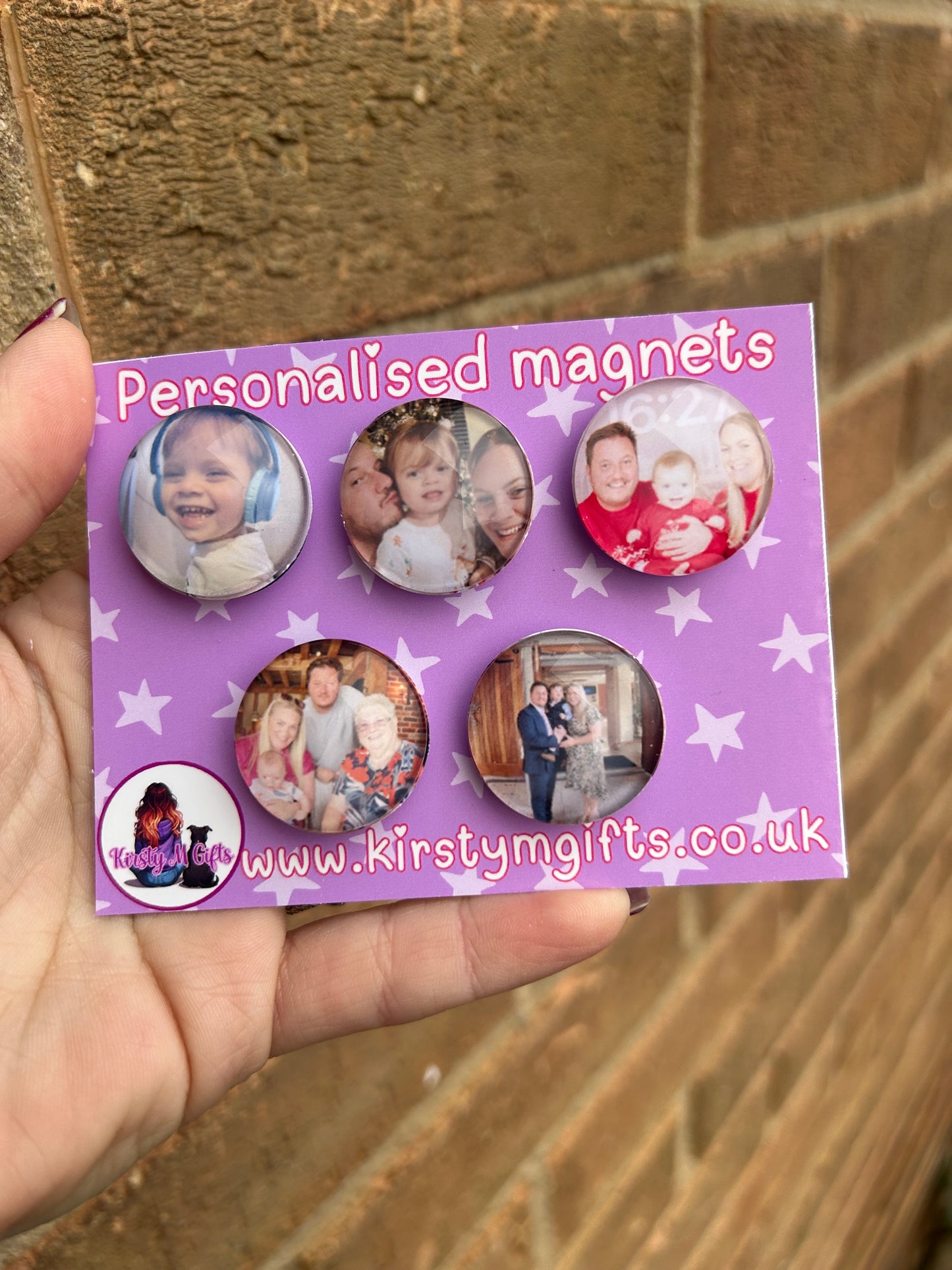 Personalised magnets