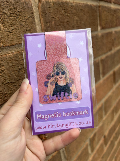 Pink swiftie magnetic bookmark