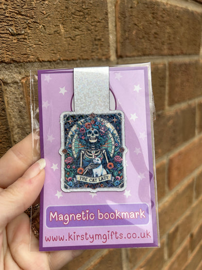 The cat lady tarot card Magnetic bookmark