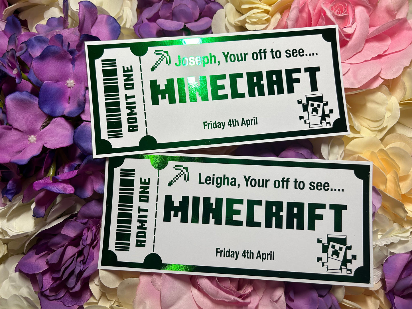 Foiled Cinema Tickets