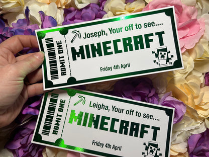 Foiled Cinema Tickets