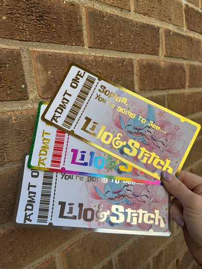 Stitch Movie Ticket
