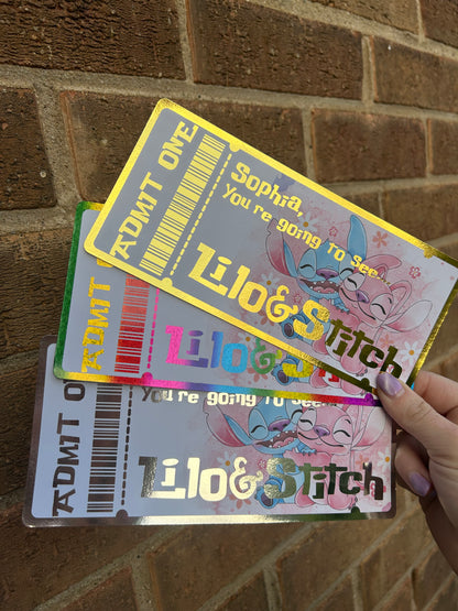 Stitch Movie Ticket
