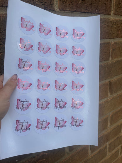 Business stickers 1.5 inches