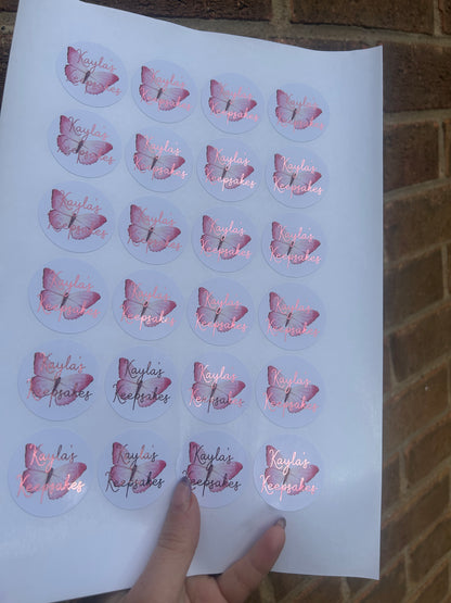 Business stickers 1.5 inches