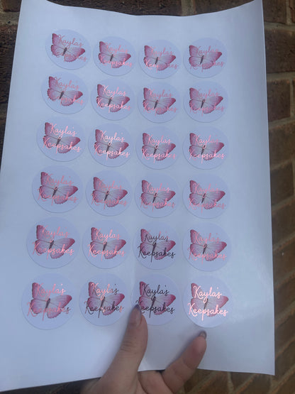 Business stickers 1.5 inches