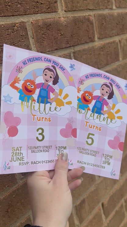 A5 Ms Rachel birthday invites