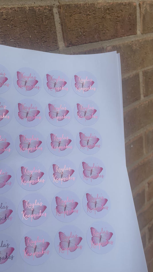 Business stickers 1.5 inches