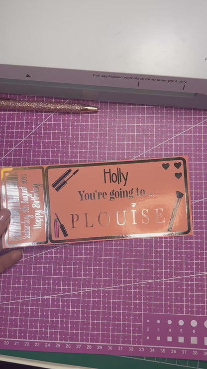 P Louise Foiled Ticket